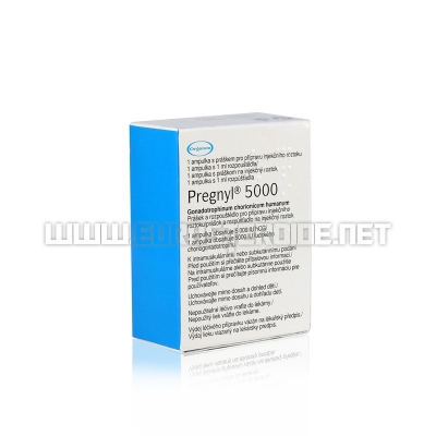 Pregnyl - 5000 I.U. /amp. - Organon