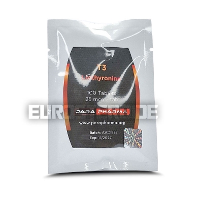T3 - Para Pharma - 25mcg/tab (100tabs)