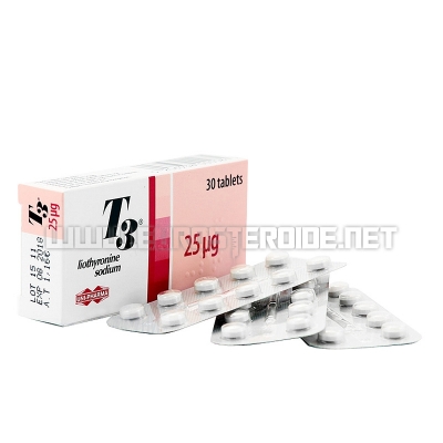 T3 - 25mcg/tab (30tabs) - Uni-Pharma