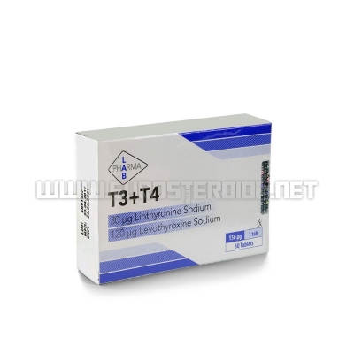 T3 + T4 - 30mcg+120mcg/tab (50tabs) - Pharma Lab