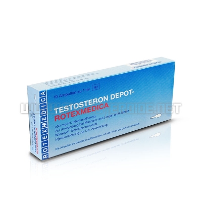 Testosterone Enanthate - 250mg/ml (1amp) - Rotexmedica