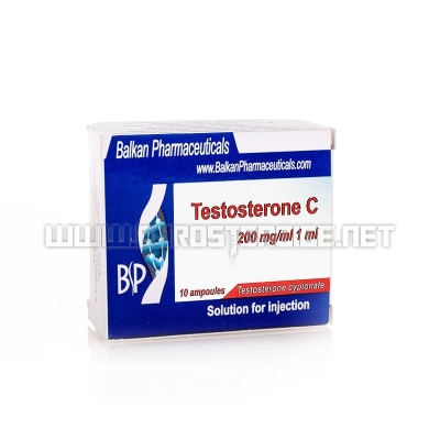 Testosterona C - Balkan Pharmaceuticals - 200mg/ml (1amp)