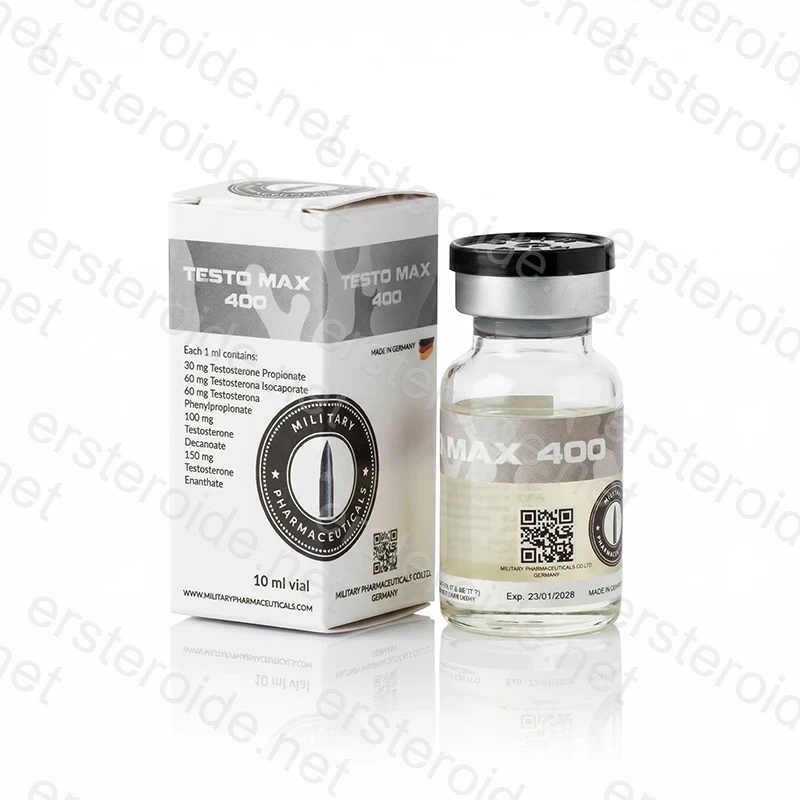Testo Max 400 400mg/ml 10ml Vial von Military Pharma