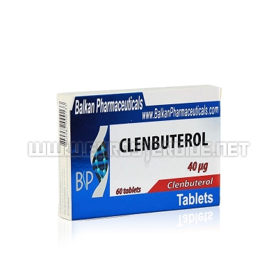Clenbuterol - 40mcg/tab (20tabs) - Balkan Pharmaceuticals
