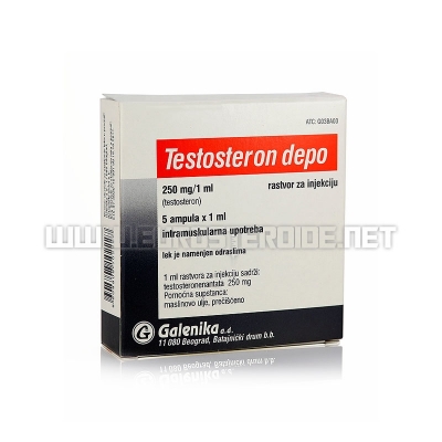 Testosteron Depo - 250mg/amp. - Galenika