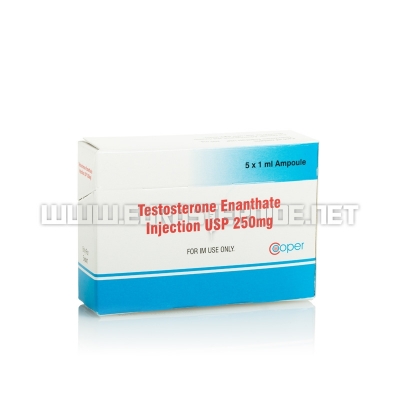 Testosterone Enanthate - 250mg/ml (5amp) - Cooper